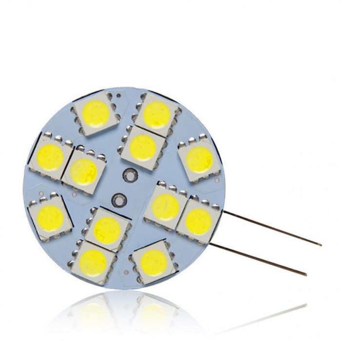 Bombilla LED G4 2.4W 180Lm 6000ºK 40.000H [KD-G4-12-2,4W-5050SMD-CW] 1