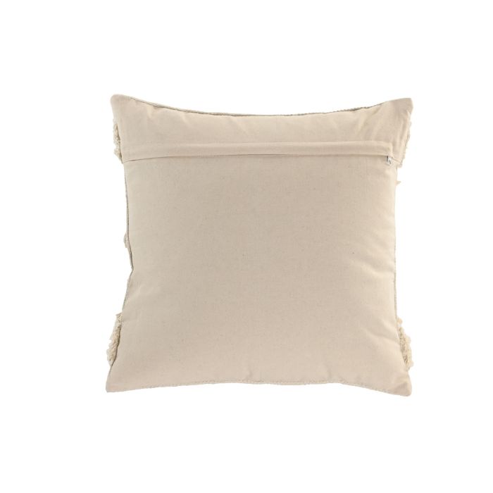 Cojin Boho DKD Home Decor Crudo 45 x 45 cm (2 Unidades) 2