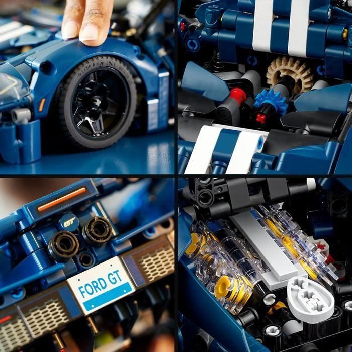 LEGO Technic 42154 Ford GT 2022, cobertura de automóviles para adultos, escala 1:12, nivel avanzado 4 LEGO Technic 42154 Ford GT 2022, cobertura de automóviles para adultos, escala 1:12, nivel avanzado 4
