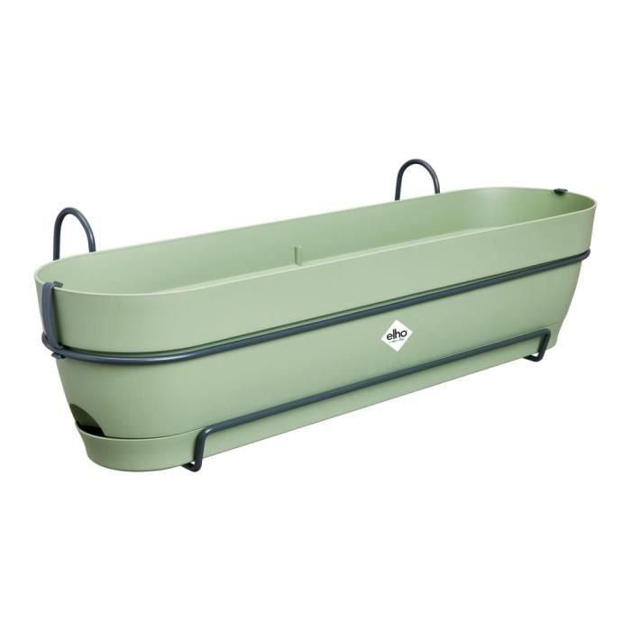 Elho Vibia Campana Balconiere Allin1 70 - Verde - L 70 x B 26 x H 17 cm - Balcón - 100% reciclado Elho Vibia Campana Balconiere Allin1 70 - Verde - L 70 x B 26 x H 17 cm - Balcón - 100% reciclado