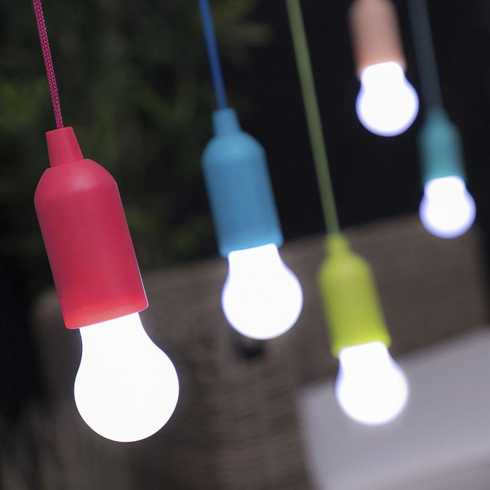Bombilla LED Portátil con Cordón Bulby InnovaGoods 3 Bombilla LED Portátil con Cordón Bulby InnovaGoods 3