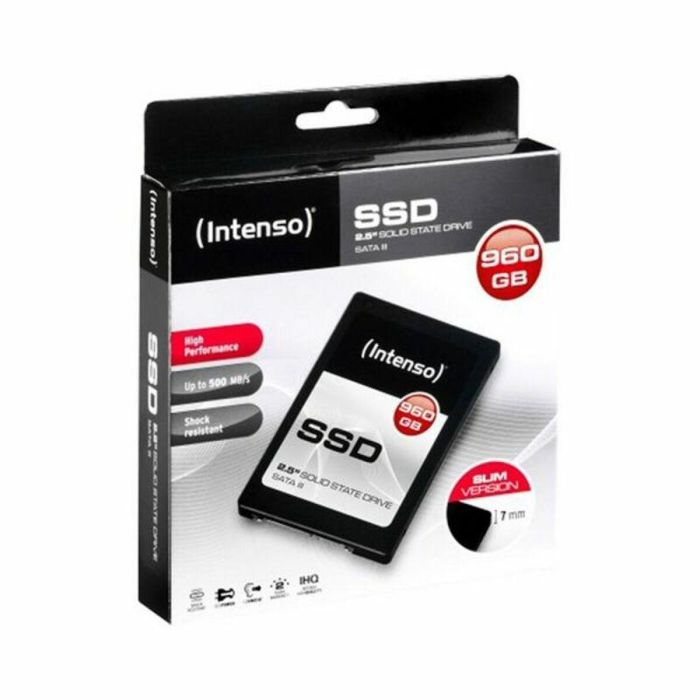Intenso SSD High 960 GB, 2.5 pulgadas, Serial ATA III (SATA III) TLC - Velocidad de Lectura 520 MB/s, Escritura 480 MB/s 2 Intenso SSD High 960 GB, 2.5 pulgadas, Serial ATA III (SATA III) TLC - Velocidad de Lectura 520 MB/s, Escritura 480 MB/s 2