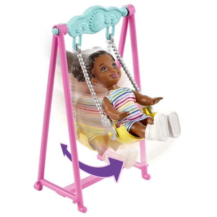 Muñeca Barbie Skipper Niñera Con Castillo Inflable Hhb67 Mat 2 Muñeca Barbie Skipper Niñera Con Castillo Inflable Hhb67 Mat 2