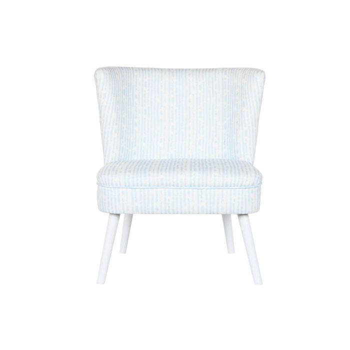 Sillon Mediterraneo DKD Home Decor Azul Blanco 67 x 85 x 73 cm 5