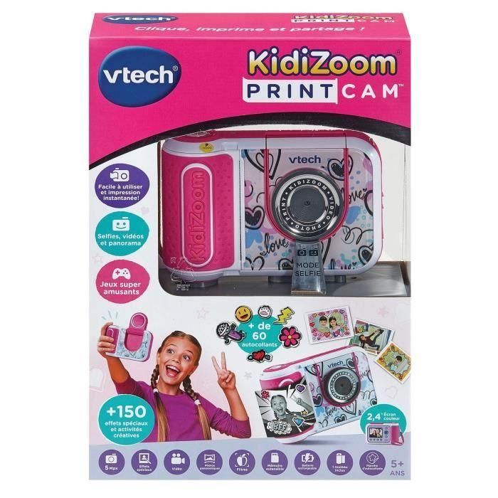 Vtech VTE3417765491559 Cámara de Impresión Kidizoom Rosa 5 Vtech VTE3417765491559 Cámara de Impresión Kidizoom Rosa 5