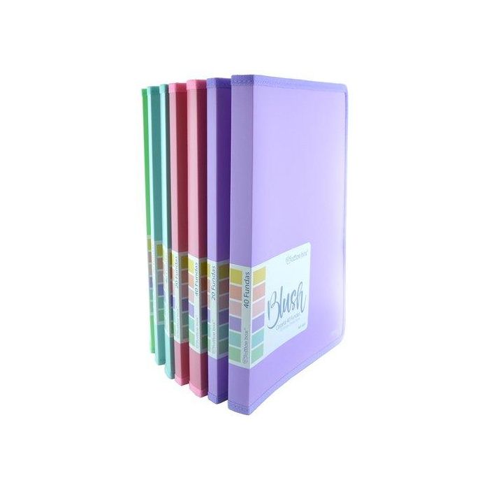 Carpeta Fundas (Tarifario) Office Box Pp A4 Blush 20 F. Surtido (4 Col.) 8 unidades