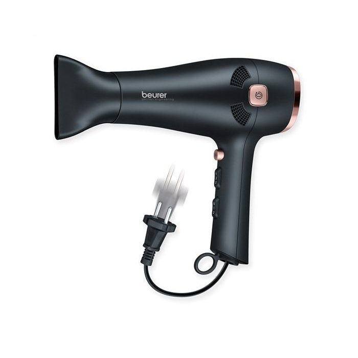 Beurer HC-55 Secador de Pelo Profesional 2.000 W con Función Iónica y Cable Retráctil