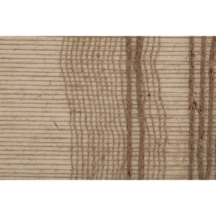 DKD Home Decor Cuadro Abstracto Marron Negro 4.5 x 102 x 102 cm (2 Unidades) Lienzo y PS 2