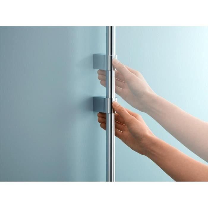 GROHE 27724001 Barra de Ducha Vitalio Universal 60cm Ø 22mm Fijación Regulable para Pegar o Atornillar Cromo 1