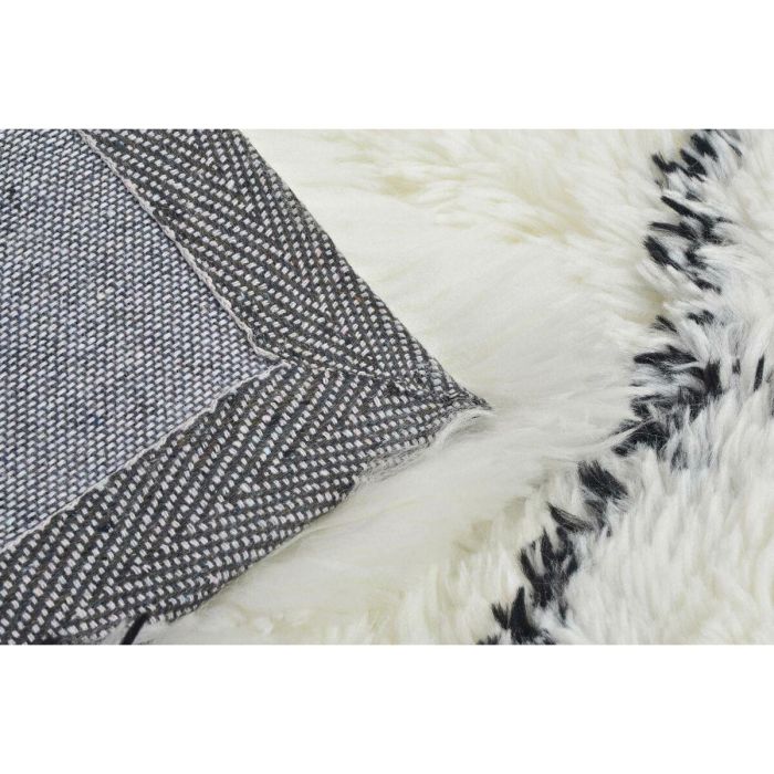 Alfombra Boho DKD Home Decor Blanco Negro 230 x 5 x 160 cm 2 Alfombra Boho DKD Home Decor Blanco Negro 230 x 5 x 160 cm 2