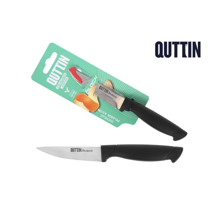 Cuchillo Pelador Black 8.5 cm - Quttin (36 Unidades) Cuchillo Pelador Black 8.5 cm - Quttin (36 Unidades)