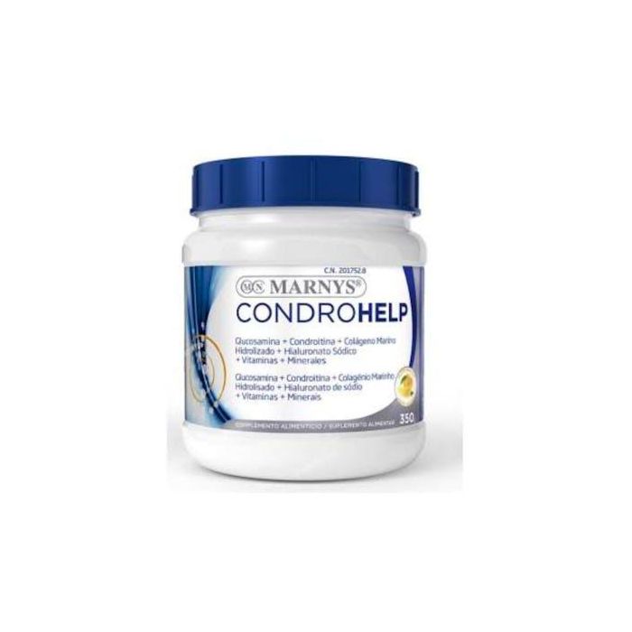 MARNYS Condrohelp 350g Colágeno Marino Glucosamina Condroitina Vit. C Cobre Manganeso Hialuronato Sodio Articulaciones Naranja