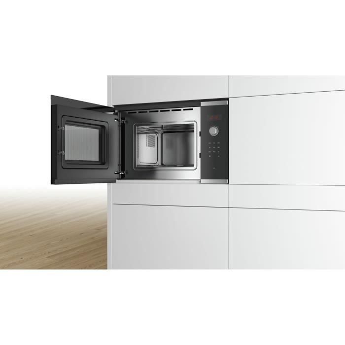 Microondas de encastre simple BOSCH SER4 BFL523MS1F Acero inoxidable 20 L 38,2 x 59,4 x 31,7 cm 3 Microondas de encastre simple BOSCH SER4 BFL523MS1F Acero inoxidable 20 L 38,2 x 59,4 x 31,7 cm 3