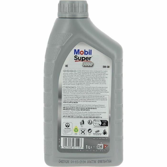 Aceite de Motor para Coche Mobil S3000 5W30 XE 5W30 1 L 1
