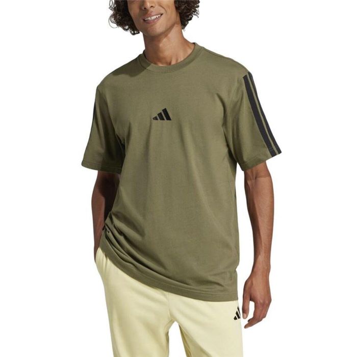 Camiseta de Manga Corta Hombre Adidas JW1947 Oliva 4