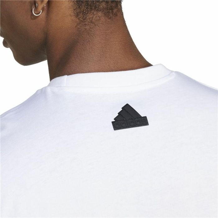 Camiseta de Manga Corta Hombre Adidas House Of Tiro Summer Linear Graphic Blanco 2