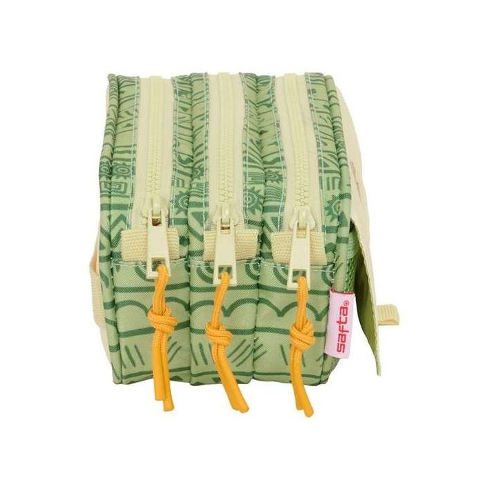 Portatodo Triple Mufasa Verde Beige 21,5 x 10 x 8 cm 6 Portatodo Triple Mufasa Verde Beige 21,5 x 10 x 8 cm 6