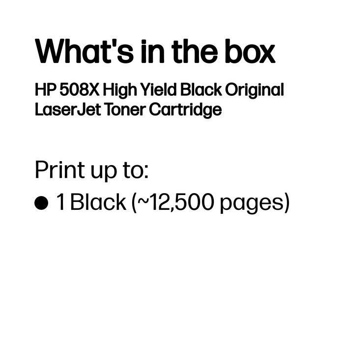 Hp Toner Negro Laserjet Enterprise M552Dn , M553N , M553Dn , M553X , M577C, M577F , M577Dn - 508X - Alta Capacidad 2 Hp Toner Negro Laserjet Enterprise M552Dn , M553N , M553Dn , M553X , M577C, M577F , M577Dn - 508X - Alta Capacidad 2