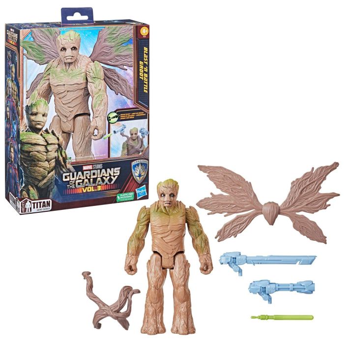 Hasbro Figura de Acción Marvel Blast N' Battle Groot, Juguete Inspirado en Guardianes de la Galaxia para Niños 1 Hasbro Figura de Acción Marvel Blast N' Battle Groot, Juguete Inspirado en Guardianes de la Galaxia para Niños 1