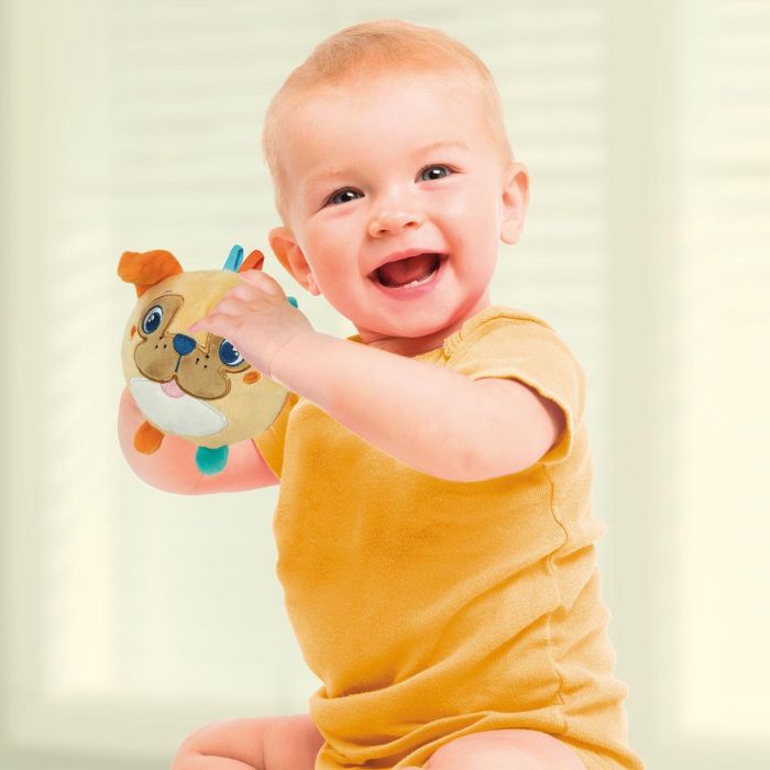 Clementoni Display Suaves Amigos Animales 17683 Sonajero Texturas Desarrollo Sensorial +3 Meses 4