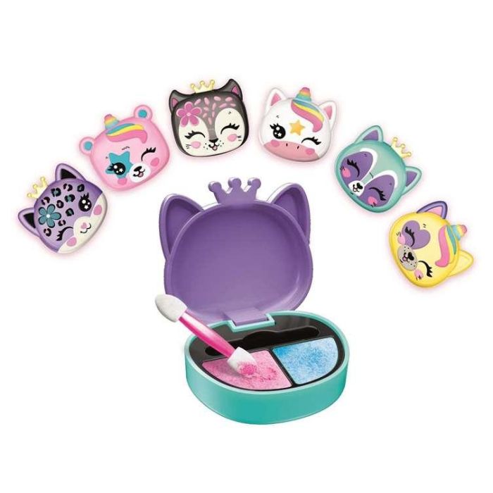 Clementoni Sombras de Ojos Lovely Animales para Niñas 3-6 Años - Kit Maquillaje Infantil con Dúo de Sombras y Aplicador, Modelos Surtidos Clementoni Sombras de Ojos Lovely Animales para Niñas 3-6 Años - Kit Maquillaje Infantil con Dúo de Sombras y Aplicador, Modelos Surtidos