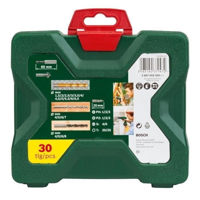 Accesorios BOSCH - caja x-line (30 piezas) 2