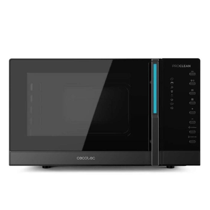 Cecotec Microondas con Grill 23L 800W Negro Proclean 6120 Digital Temporizador 8 Programas 6