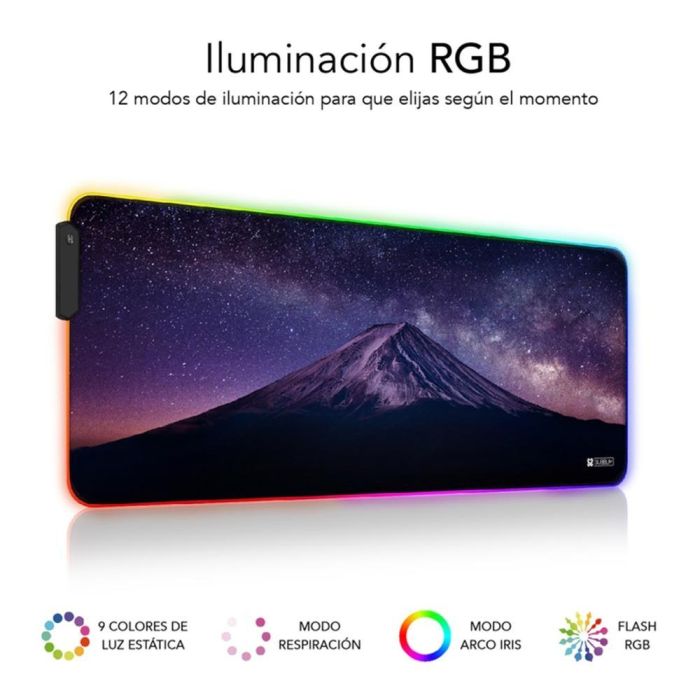 SUBBLIM Alfombrilla Mouse Pad Premium LED RGB Mount 800x300x4 1 SUBBLIM Alfombrilla Mouse Pad Premium LED RGB Mount 800x300x4 1