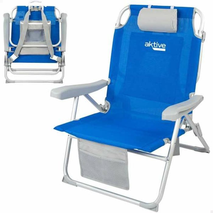 Silla playa mochila XXL alu pleg 55x66x86cm Silla playa mochila XXL alu pleg 55x66x86cm