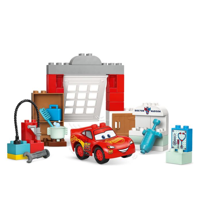 LEGO 10456 DUPLO Disney Pixar Cars Rayo McQueen Taller de Doc Set de Construcción y Juego Creativo para Niños +2 Años 2