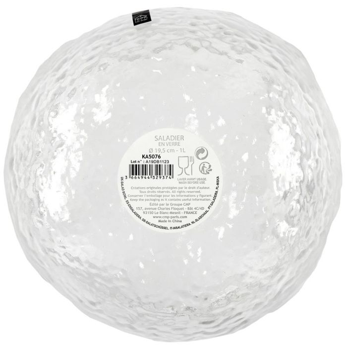 Home Deco Factory Ensaladera 1 L Diámetro 19,5 cm Forma Irregular 1