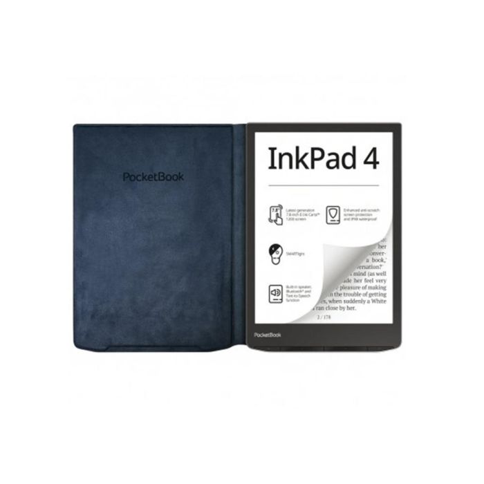 Pocketbook readers Funda Flip Cover Azul Marino para Inkpad 4, Color 2 y 3, 7.8" 2 Pocketbook readers Funda Flip Cover Azul Marino para Inkpad 4, Color 2 y 3, 7.8" 2