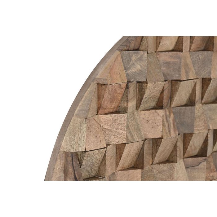 Decoración de Pared Home ESPRIT Natural Moderno 80 x 4 x 80 cm 2 Decoración de Pared Home ESPRIT Natural Moderno 80 x 4 x 80 cm 2