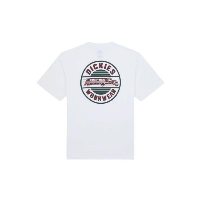 Camiseta de Manga Corta Hombre Dickies Circle Ss Blanco 10 Años 6 Camiseta de Manga Corta Hombre Dickies Circle Ss Blanco 10 Años 6