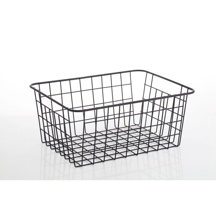 Cesta de metal organizadora Confortime 32 x 25 x 14 cm (12 Unidades) 7 Cesta de metal organizadora Confortime 32 x 25 x 14 cm (12 Unidades) 7