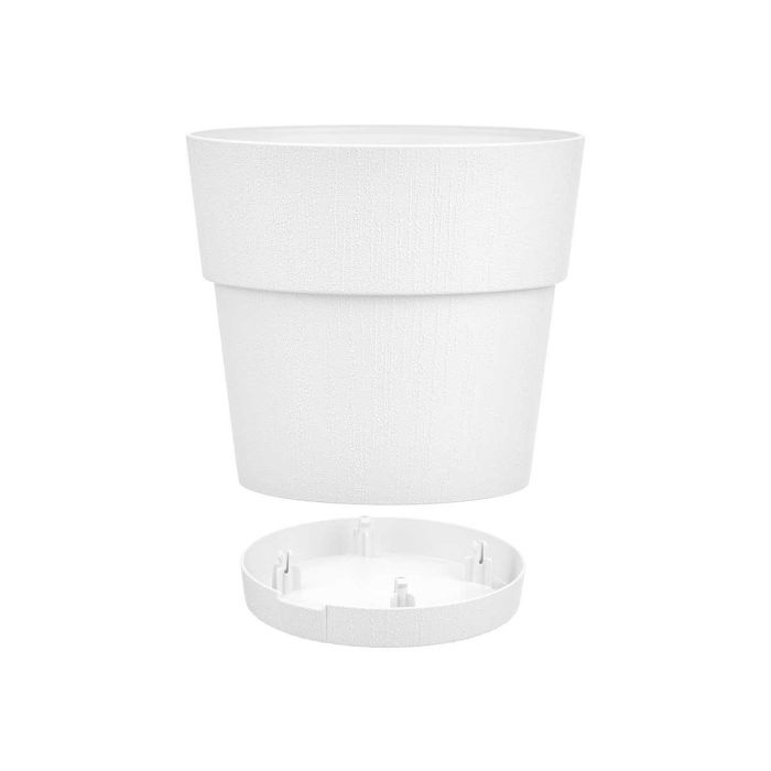 Maceta Plastico 25 Cm Ethica Blanca Stefanplast (6 Unidades) 1 Maceta Plastico 25 Cm Ethica Blanca Stefanplast (6 Unidades) 1