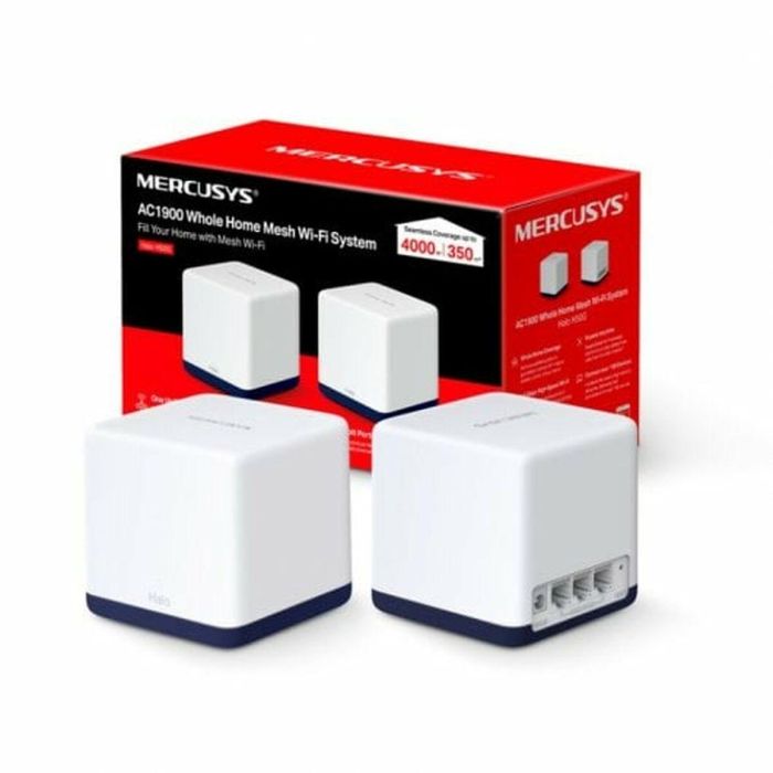 Mercusys Halo H50G Sistema Wi-Fi Malla para Hogar, Doble Banda 2.4/5 GHz, Wi-Fi 5 (802.11ac), Pack de 2 Nodos, Color Blanco 12 Mercusys Halo H50G Sistema Wi-Fi Malla para Hogar, Doble Banda 2.4/5 GHz, Wi-Fi 5 (802.11ac), Pack de 2 Nodos, Color Blanco 12