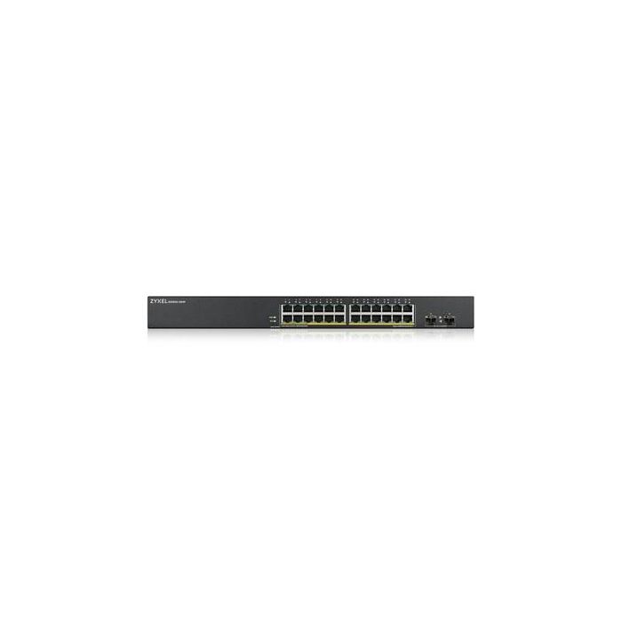 Zyxel GS1900-24HP Switch Gestionado Gigabit Ethernet 24 Puertos 10/100/1000, 1U, Negro - GS190024HPV2-EU0101F 0 Zyxel GS1900-24HP Switch Gestionado Gigabit Ethernet 24 Puertos 10/100/1000, 1U, Negro - GS190024HPV2-EU0101F 0