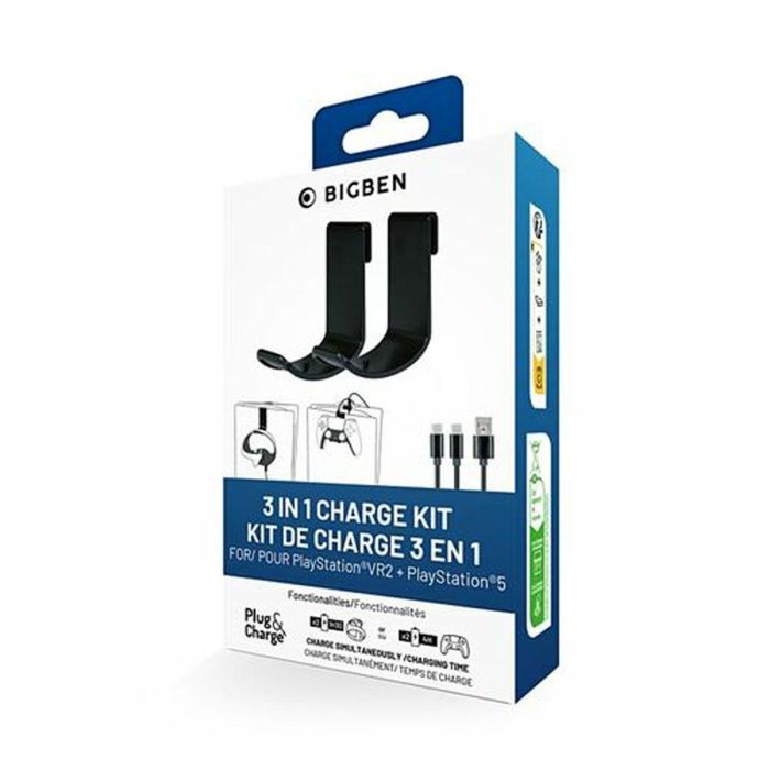 Cargador USB Nacon PS5 3 EN 1 Cargador USB Nacon PS5 3 EN 1