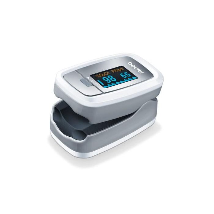 Beurer PO-30 Pulsioxímetro para Medición de Oxígeno en Sangre y Frecuencia Cardíaca, Portátil con Estuche Beurer PO-30 Pulsioxímetro para Medición de Oxígeno en Sangre y Frecuencia Cardíaca, Portátil con Estuche