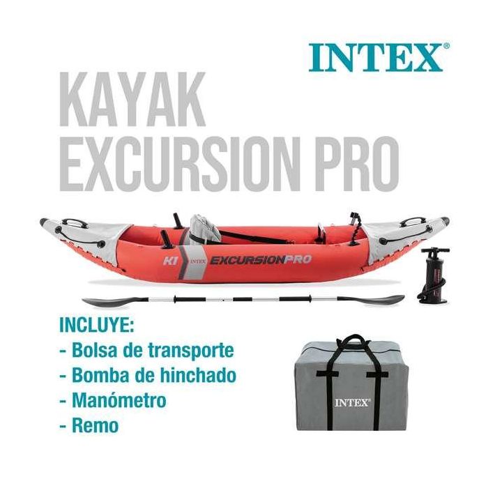 Canoa Hinchable Intex Excursion Pro 305 x 91 x 46 cm 9