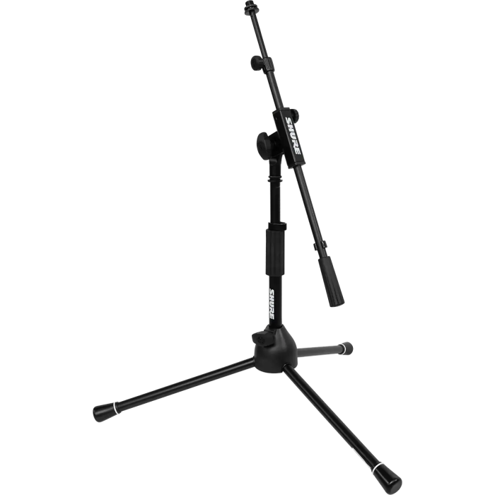SBG Sbg Soporte de Micrófono Compacto de Perfil Bajo con Base Trípode y Altura Regulable para Amplificadores y Bombos, Construcción en Acero 1