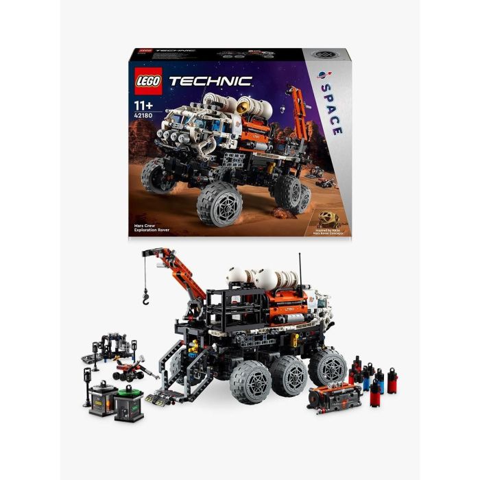 LEGO Technic 42180 Mars Manned Exploration Rover, Vehículo Espacial Tripulado, Juguete de Construcción Inspirado en la Exploración de Marte 2