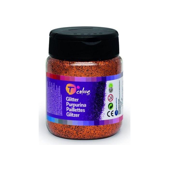 Purpurina Tcolors Bote 130 Ml Naranja
