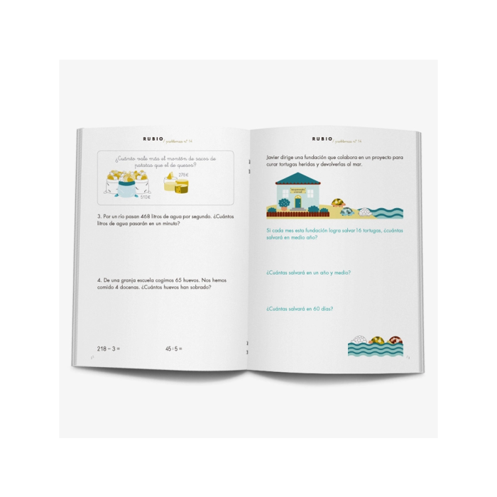 Rubio Cuaderno problemas nº 14 para el desarrollo intelectual del alumno. Complementa y potencia las enseñanzas de los centros educativos. Certificado FSC. 1 Rubio Cuaderno problemas nº 14 para el desarrollo intelectual del alumno. Complementa y potencia las enseñanzas de los centros educativos. Certificado FSC. 1