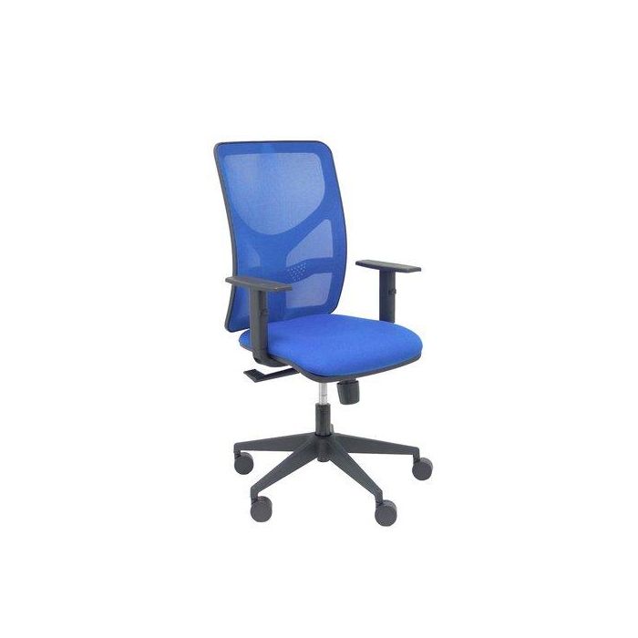 Silla Piqueras Y Crespo Motilla Brazos Regulables Mecanismo Sincro Con Regulador De Tension Respaldo De Malla Azul Y Asiento Tapizado Bali Azul