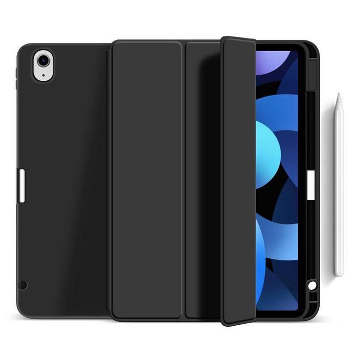 eSTUFF Funda para iPad Air 11" 2025/2024 Miami - Estuche para Lápices de PU con Soporte y Carga, TPU Negro/Transparente 0 eSTUFF Funda para iPad Air 11" 2025/2024 Miami - Estuche para Lápices de PU con Soporte y Carga, TPU Negro/Transparente 0