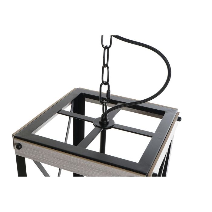 Lampara Techo Alpino DKD Home Decor Marron Negro 25 x 43 x 25 cm 3 Lampara Techo Alpino DKD Home Decor Marron Negro 25 x 43 x 25 cm 3