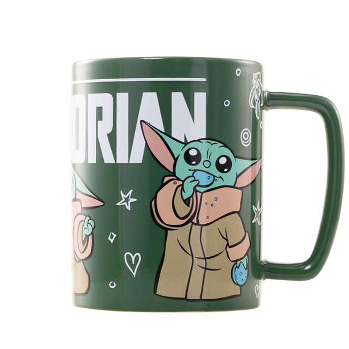 Taza funda de peluche Grogu Mandalorian Star Wars 440ml 4