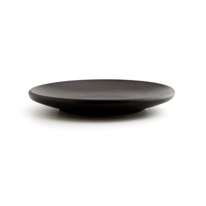 Anaflor Plato Churrasco Barro Negro 25 cm 8 Unidades - Apto Horno, Microondas, Fuego Directo y Lavavajillas - Apilable, Alta Resistencia 1
